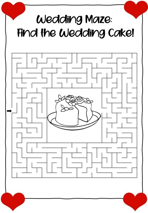 Free Printable Wedding Activity Book For Kids Lemon And Kiwi Designs