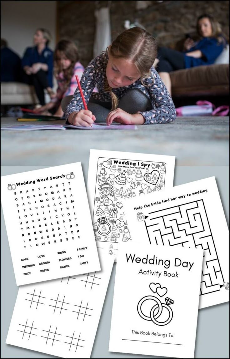 Free Printable Wedding Activity Book Pages Free Printable