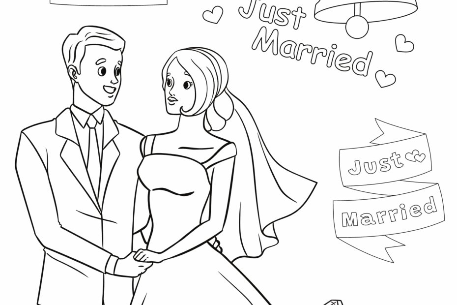 Free Printable Wedding Coloring Pages For Kids And Adults