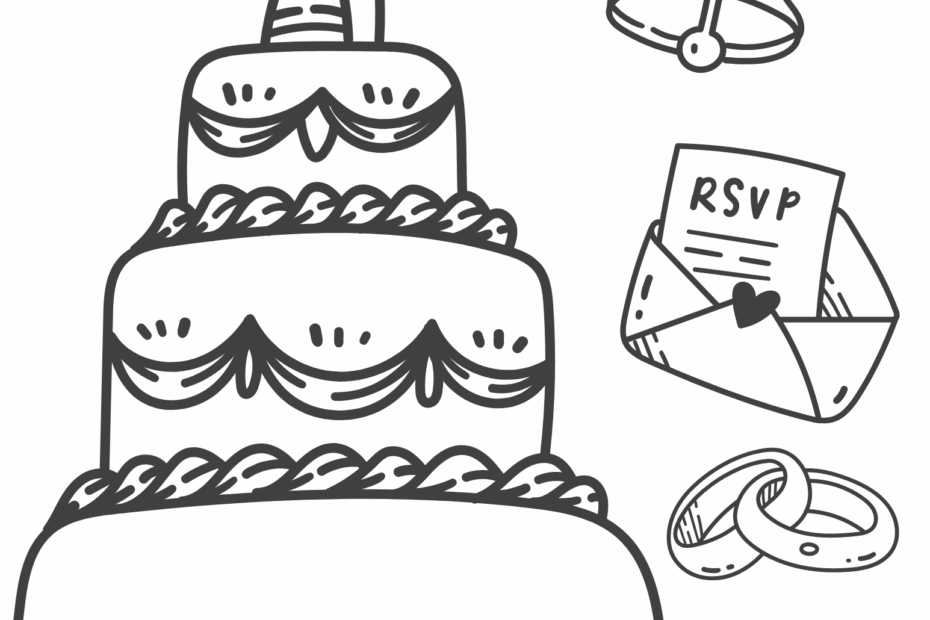 Free Printable Wedding Coloring Pages For Kids And Adults