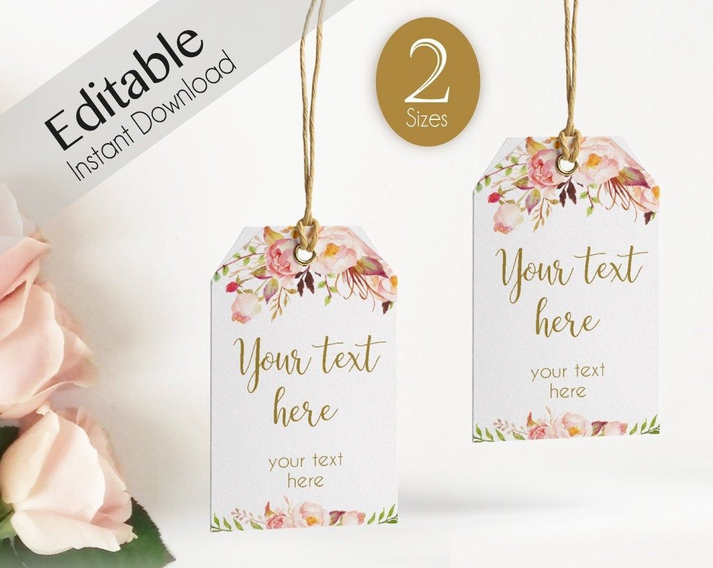 Free Printable Wedding Gift Tags Templates For 2023 BestTemplates234