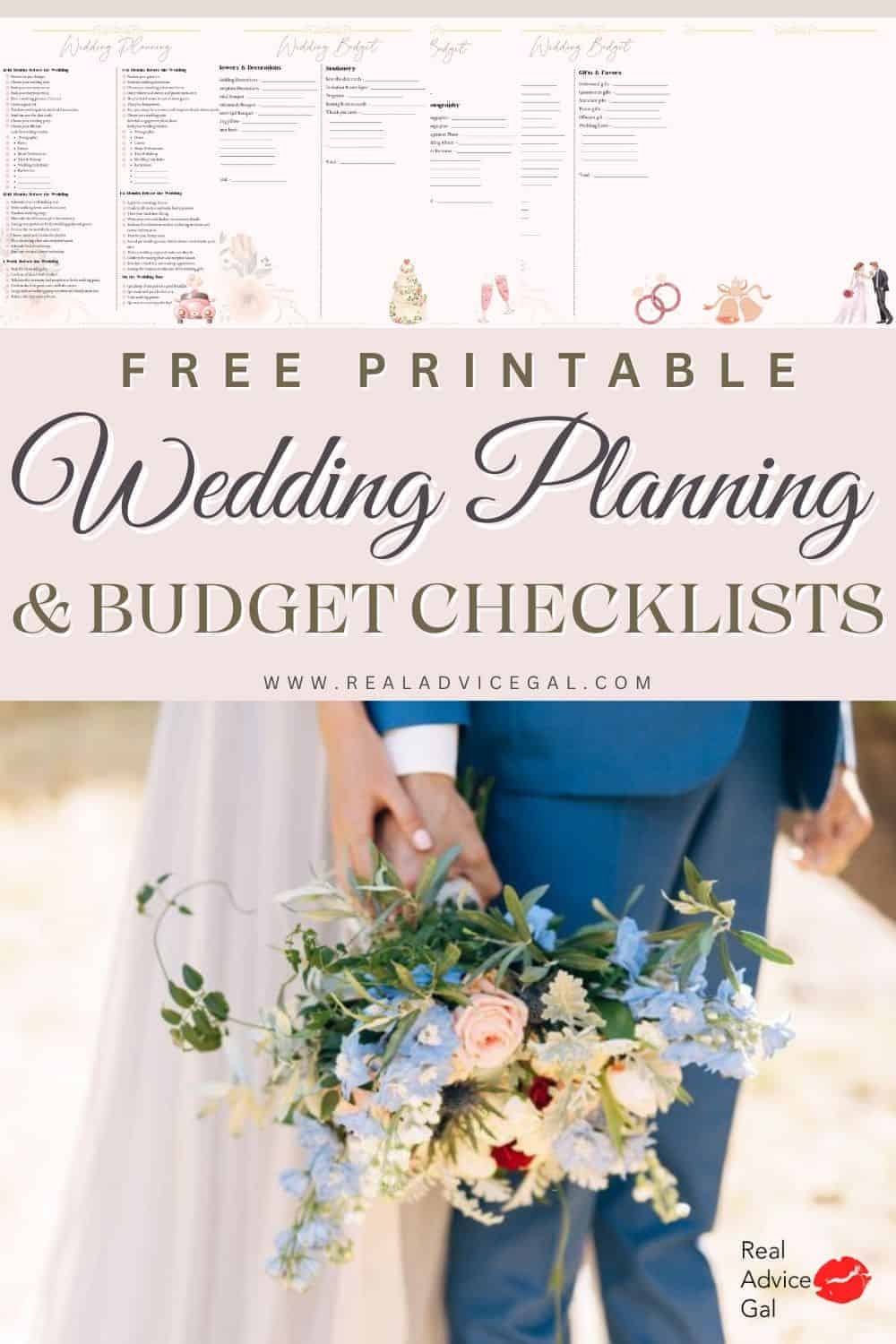 Free Printable Wedding Planning Checklist Real Advice Gal