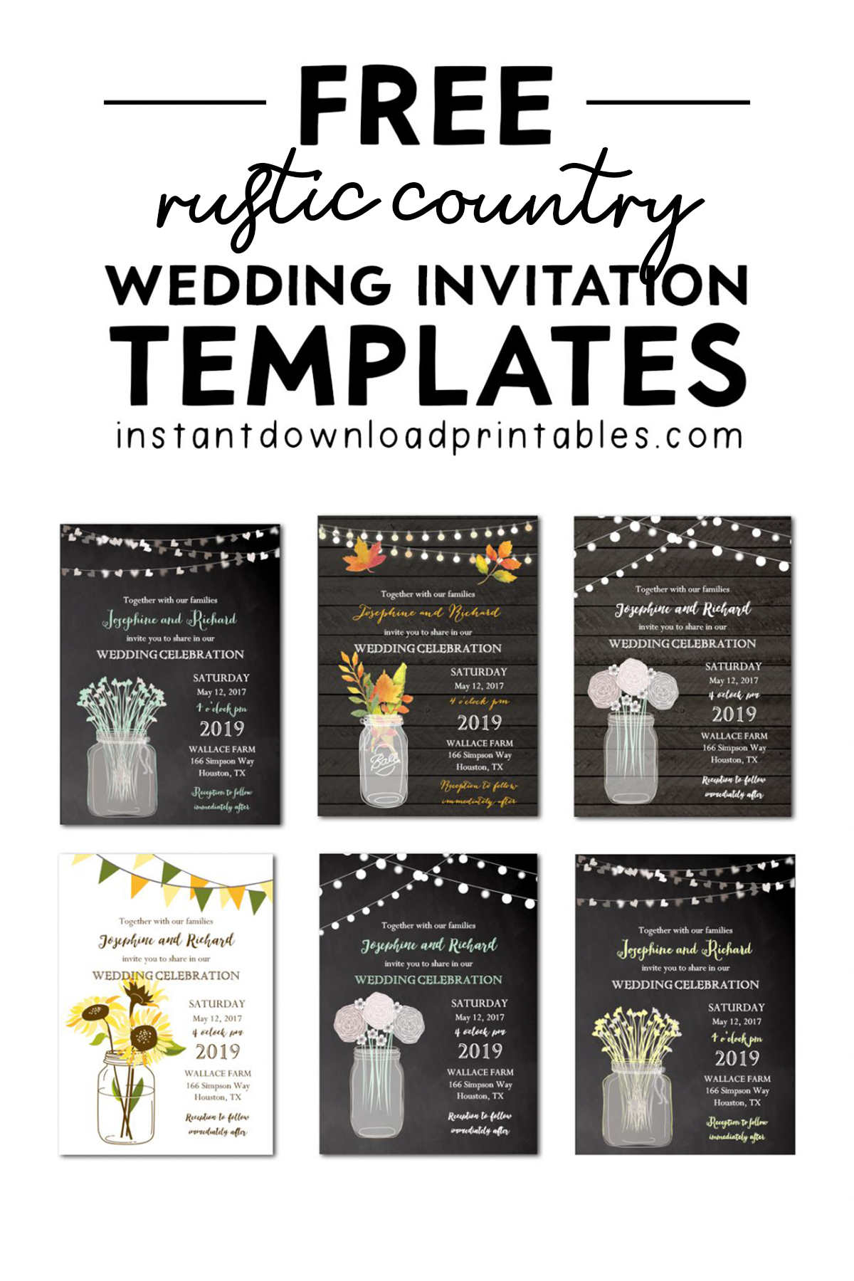 Free Printable Wedding Signs Instant Download Printables
