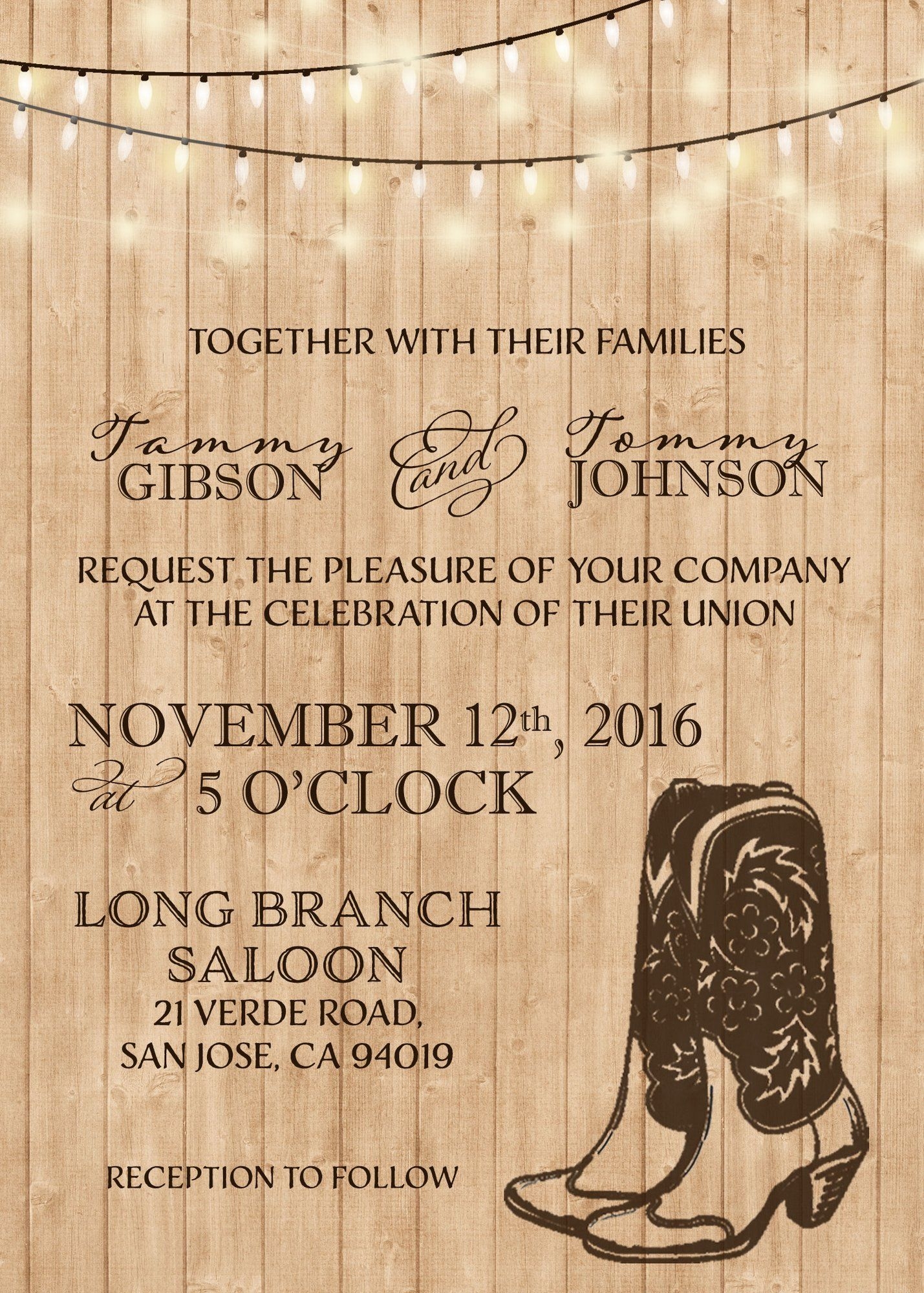 Free Printable Western Wedding Invitation Templates F Vrogue co