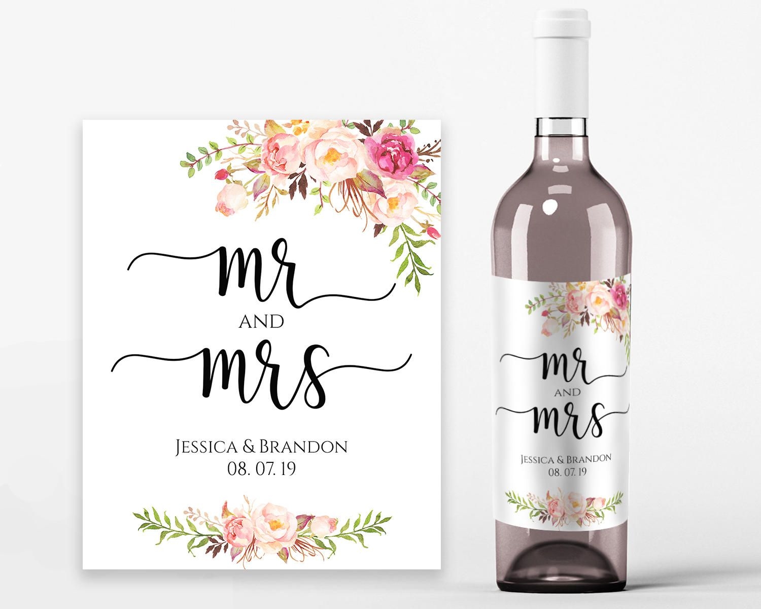 Free Printable Wine Labels Wedding Printable Templates