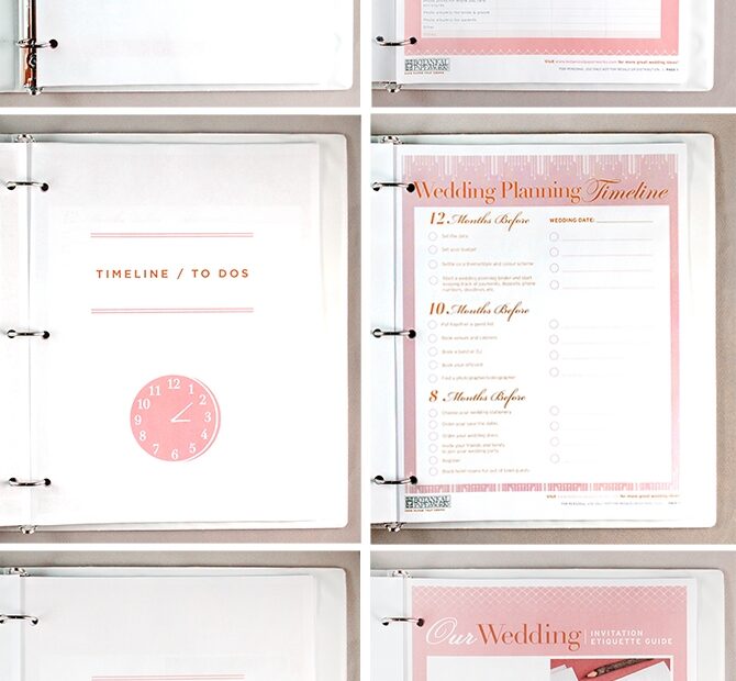 free Printables Wedding Planning Binder Botanical PaperWorks