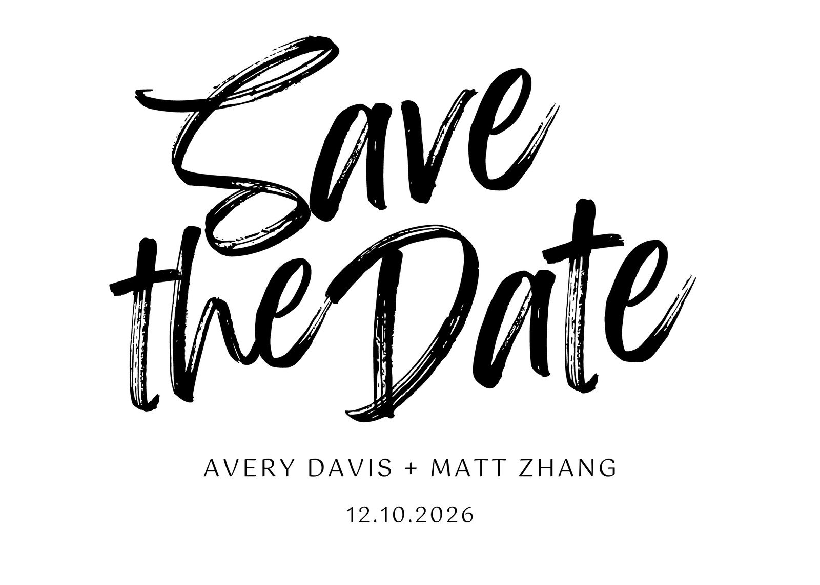 Free Save The Date Card Templates To Edit And Print Canva