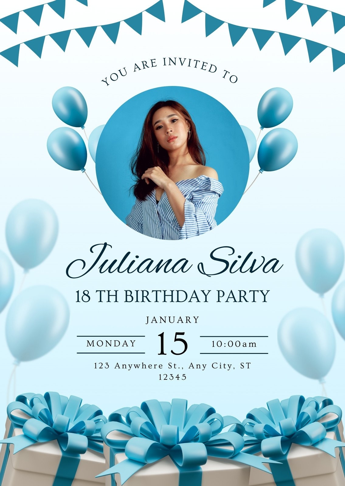 Free Shop Printable Adult Birthday Invitation