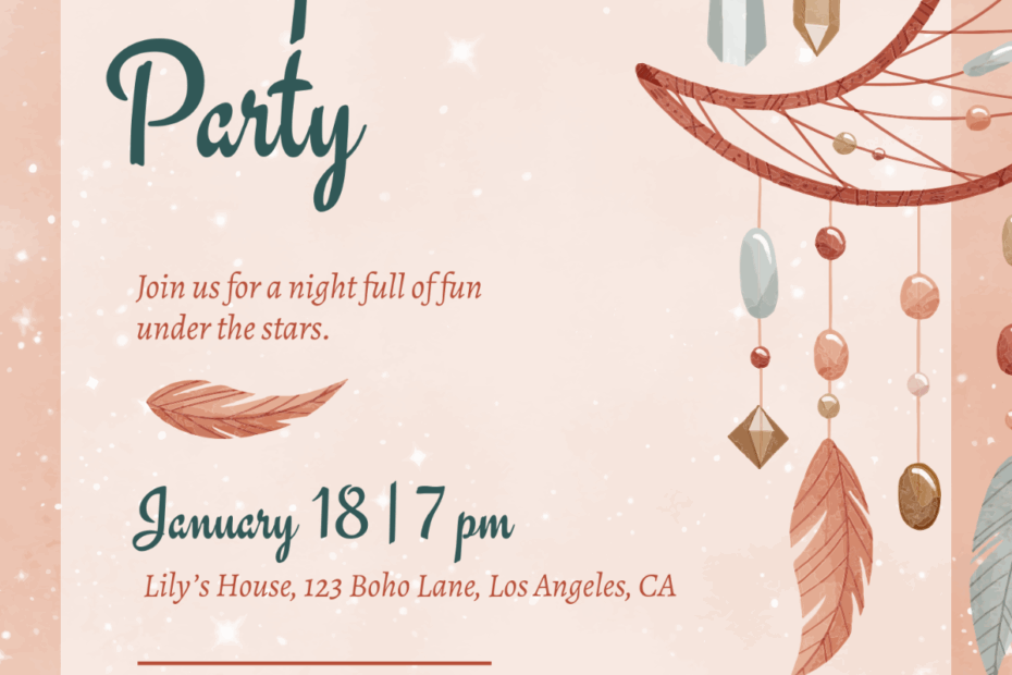 Free Sleepover Invitation Templates Editable And Printable