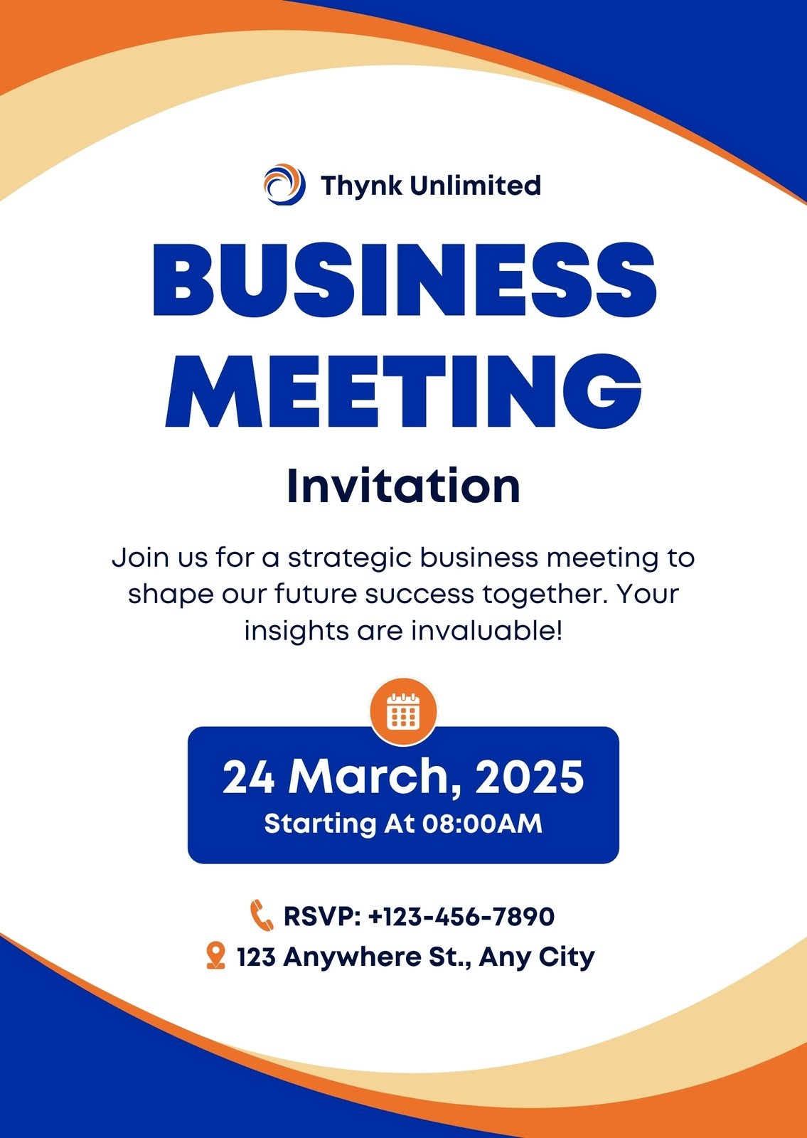 Free To Edit Business Meeting Invitation Templates Canva