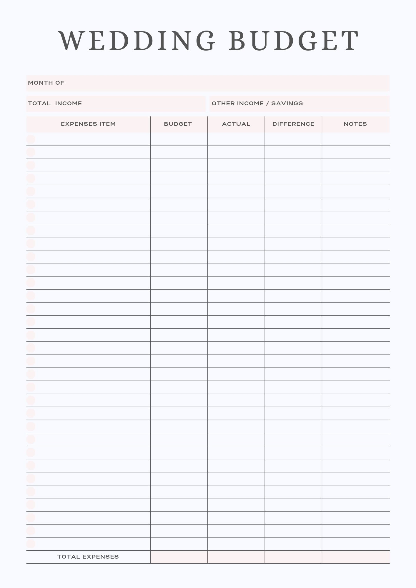 Free Wedding Budget Checklist And Guide Artofit