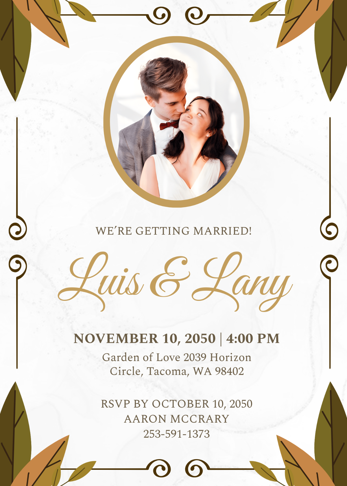 Free Wedding Invitation Template To Edit Online