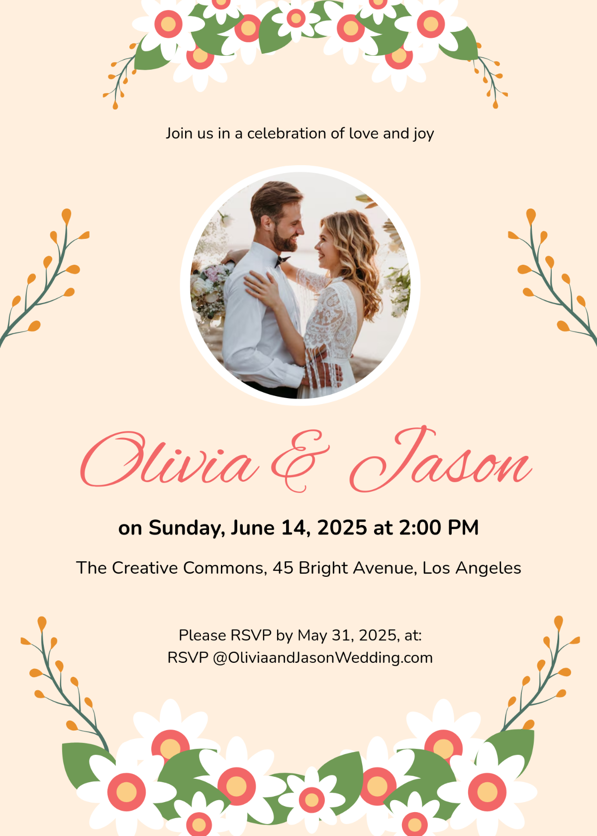 Free Wedding Invitation Templates Editable And Printable