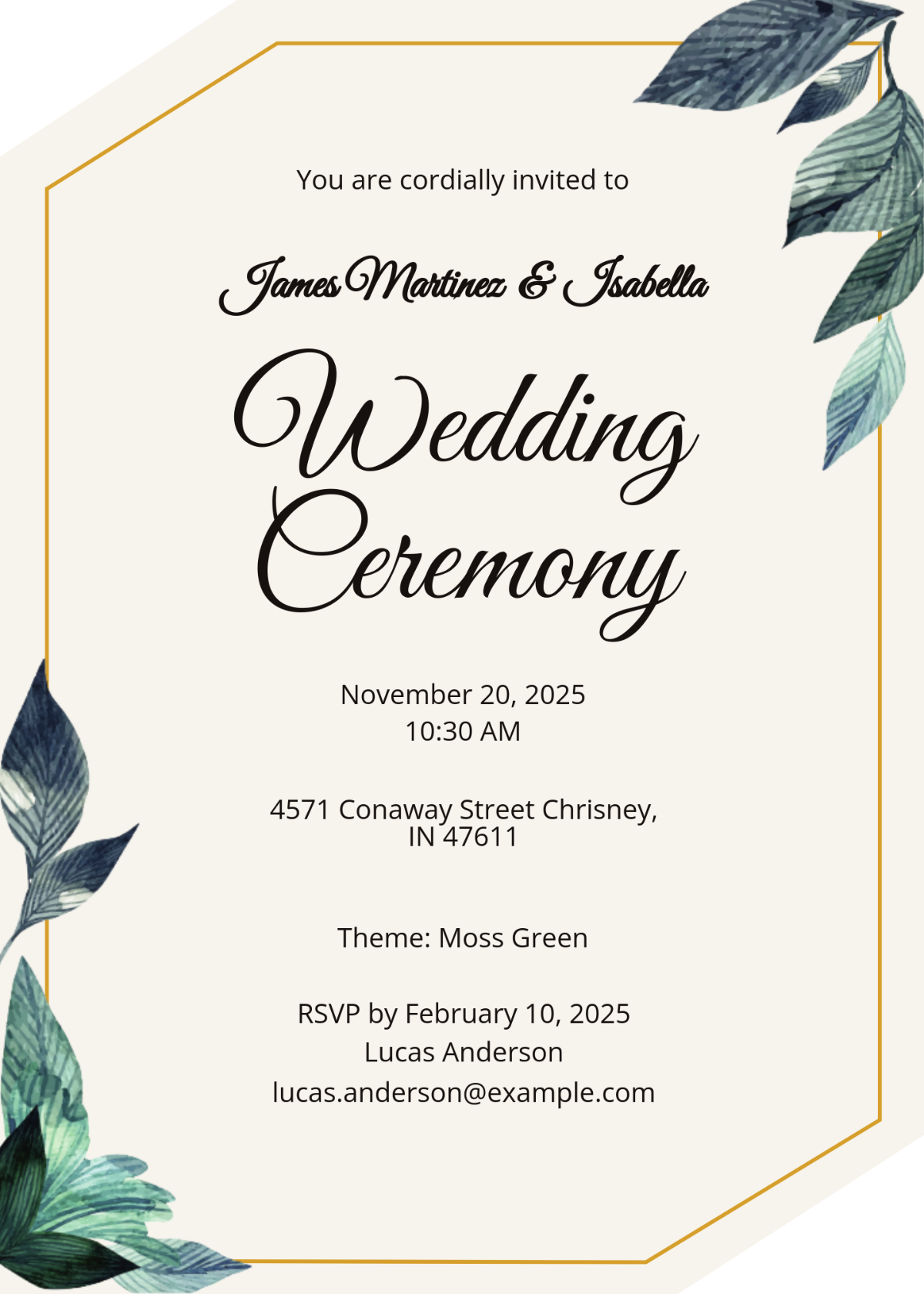 Free Wedding Invitation Templates Editable And Printable