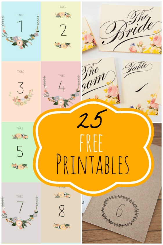Free Wedding Printables Free Templates Printable