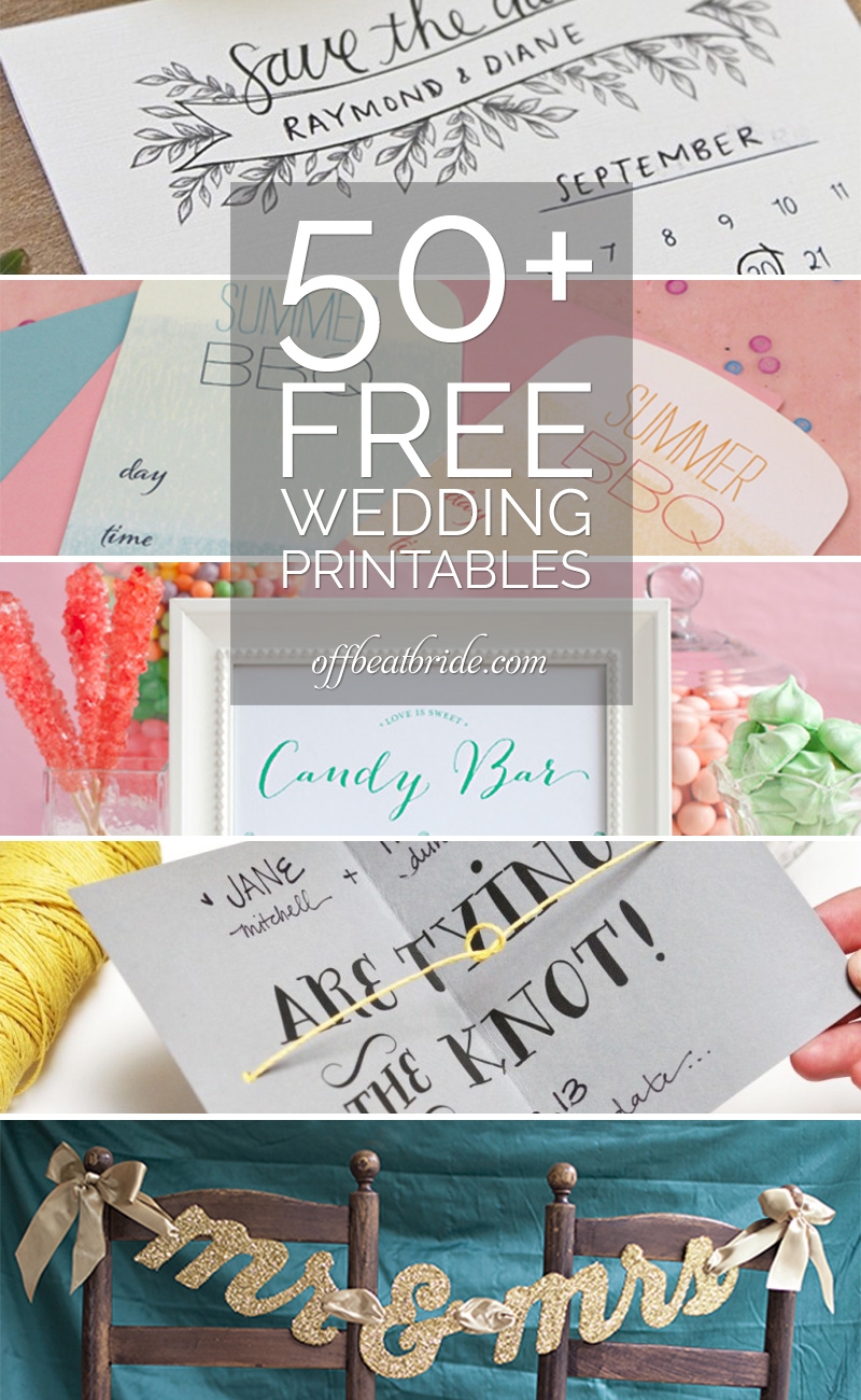 Free Wedding Printables Templates Printable Word Searches