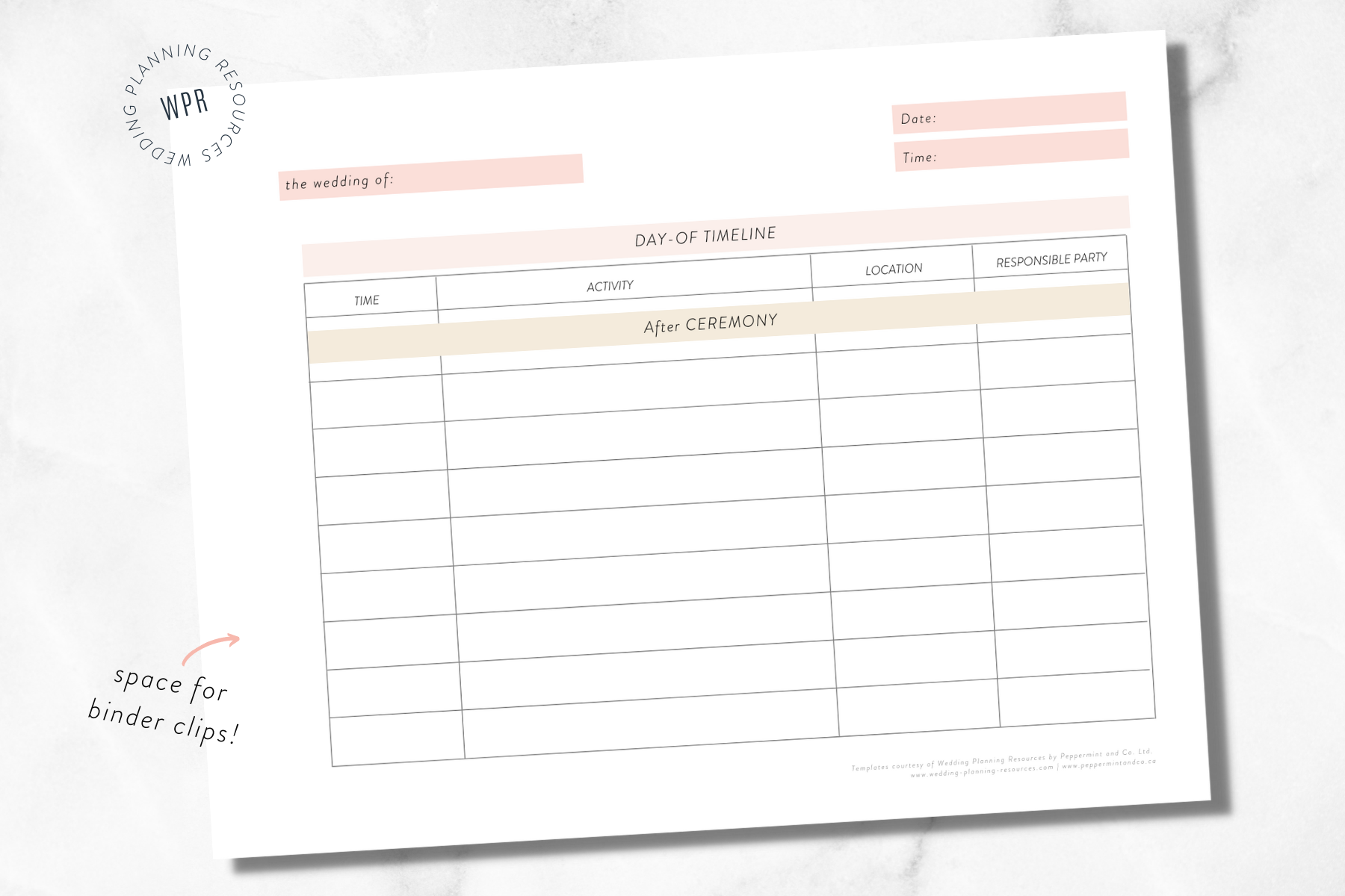 Free Wedding Printables Wedding Planning Checklist To Do PDF