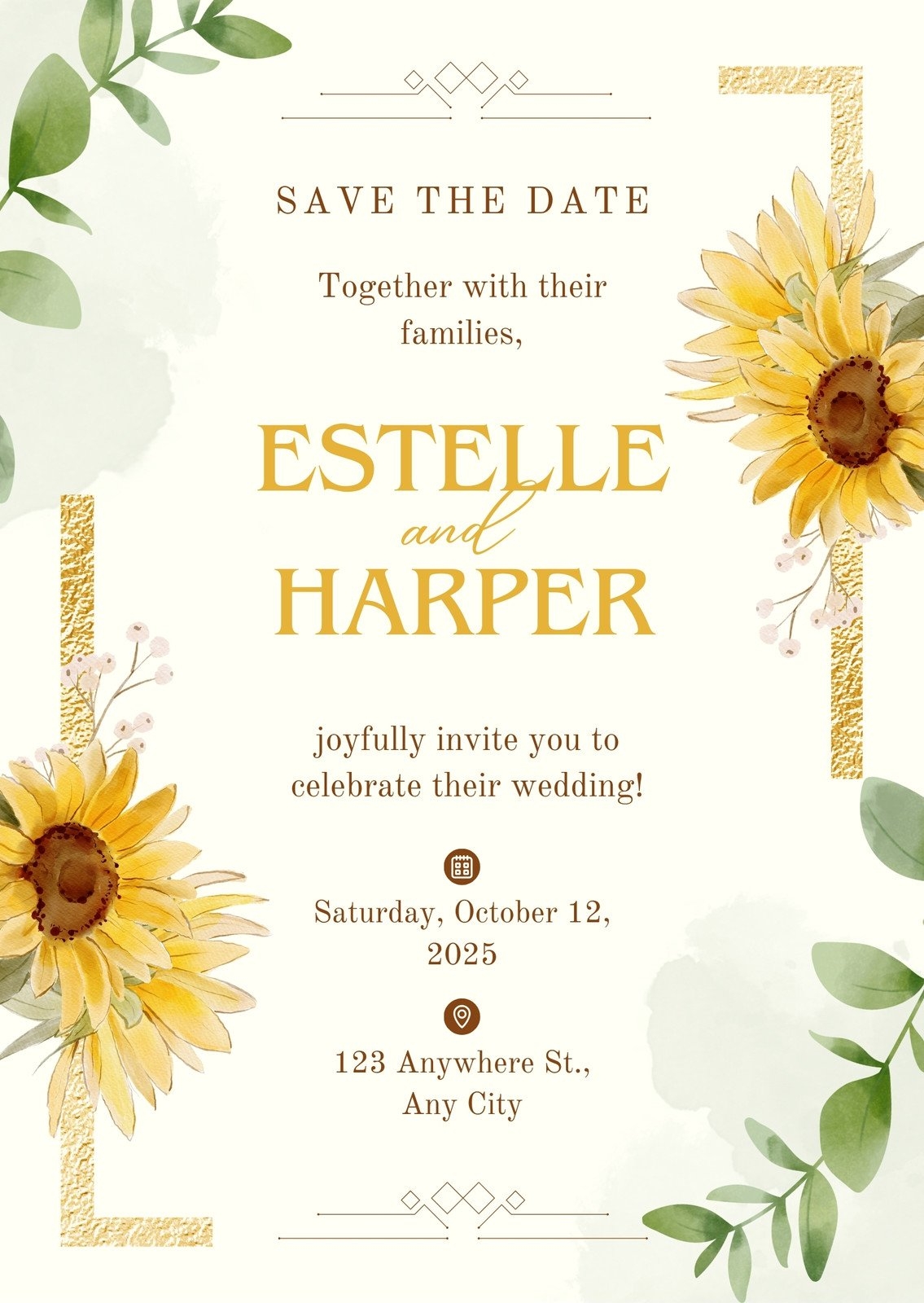 Free Wedding Reception Invitation Templates To Edit Canva