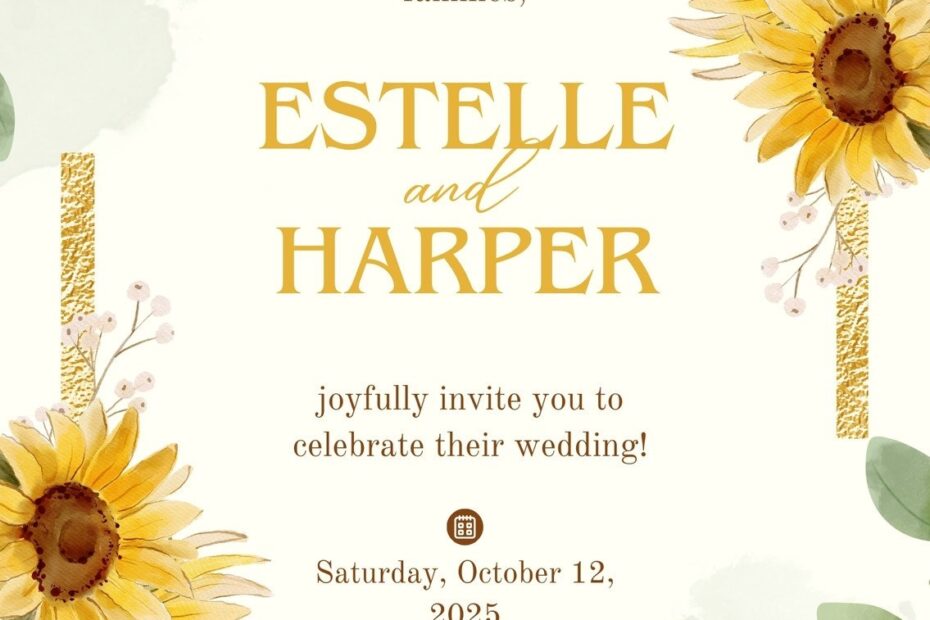 Free Wedding Reception Invitation Templates To Edit Canva
