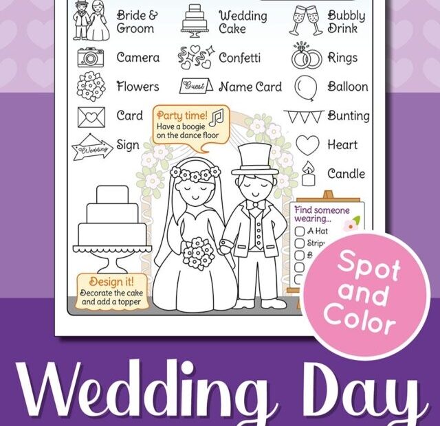 FREE Wedding Scavenger Hunt Printable Leap Of Faith Crafting