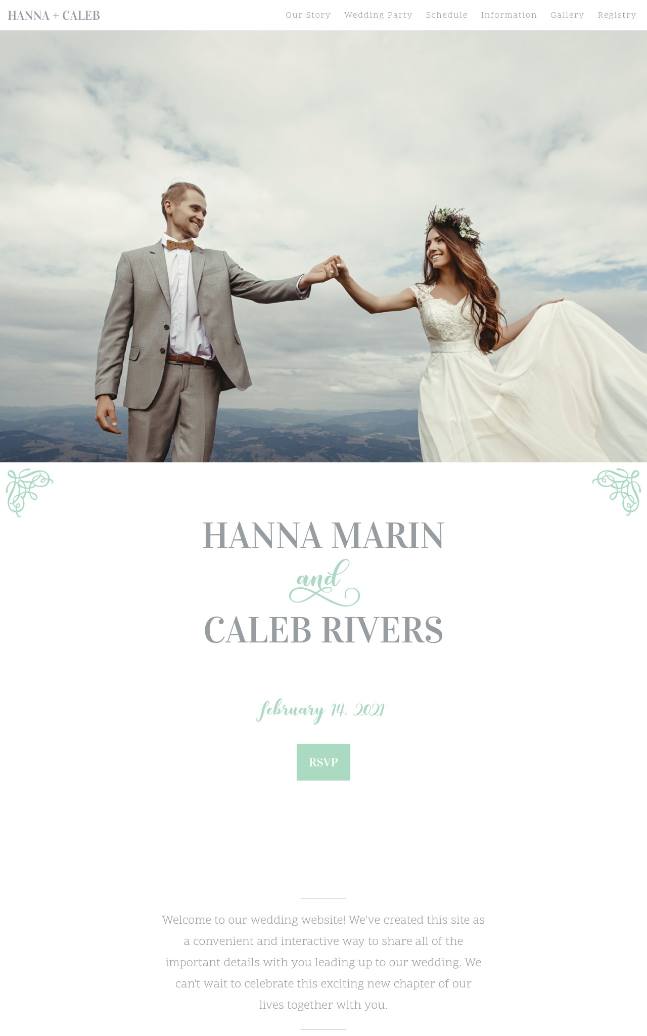 Free Wedding Website Templates U0026 Fully Customizable Site Builder 