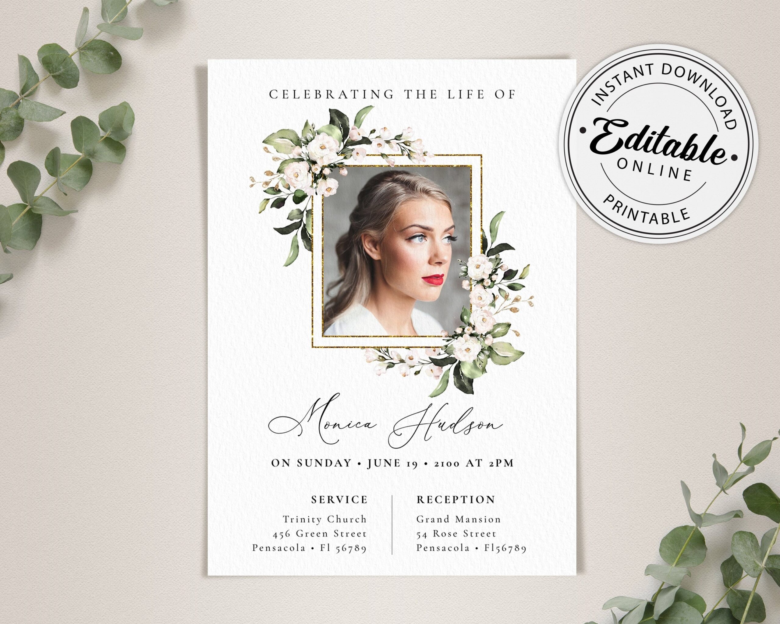 Funeral Announcement Card Template Funeral Invitation Template Funeral Announcement Card Template Funeral Invitation Template