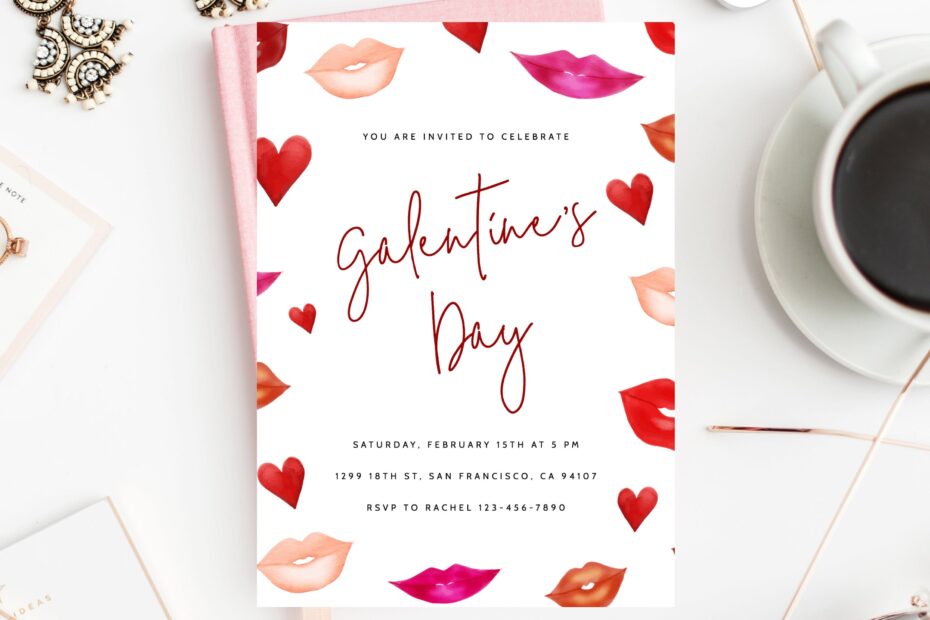 Galentine s Day Invite Template Printable Galentines Party Invitation Girl Friends Valentine s Day Party Instant Download Templett Etsy UK