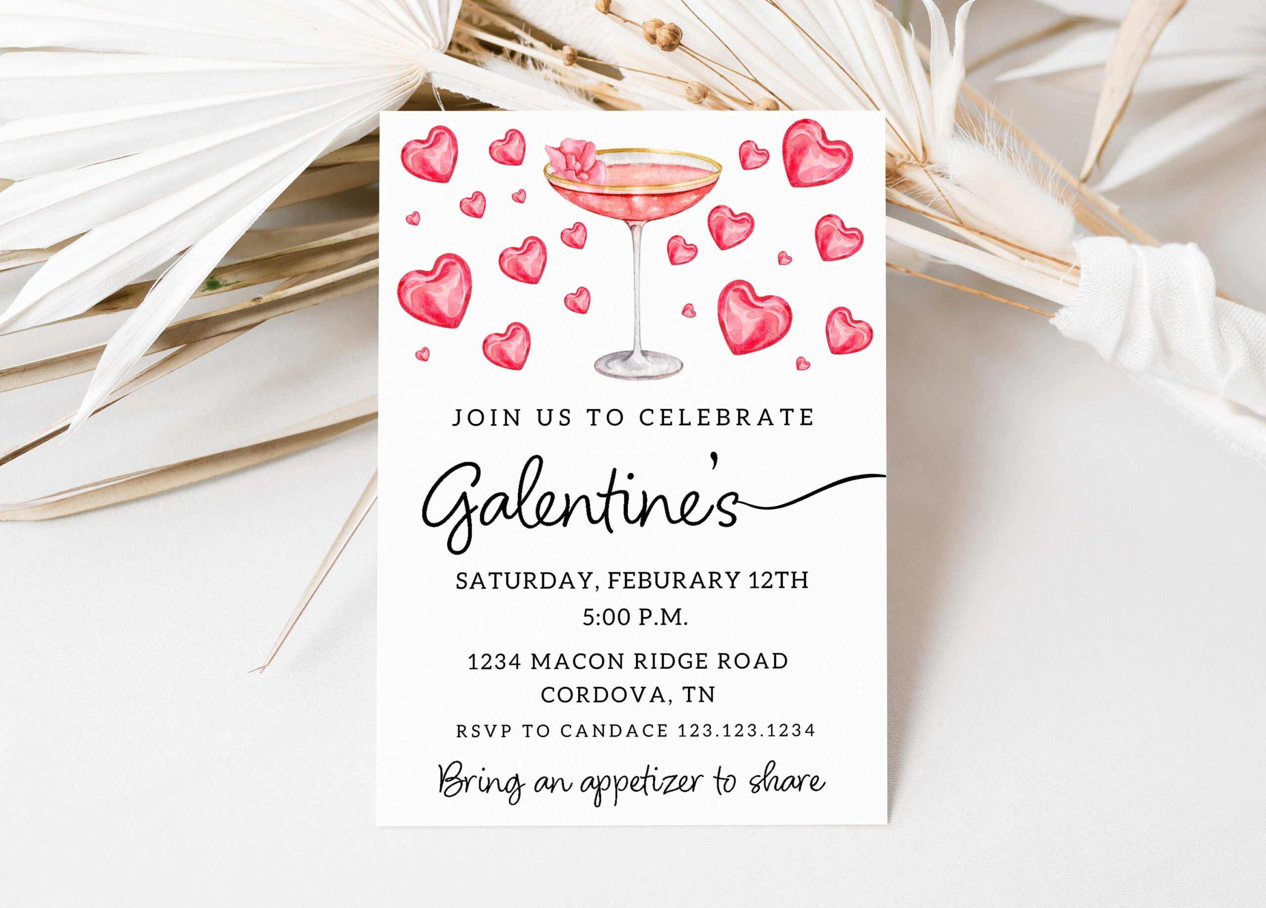 Galentine s Invitation Valentine Invitation Galentine Invite Galentines Day Galentine Themed Party Galentine Theme Galentine s Day Etsy