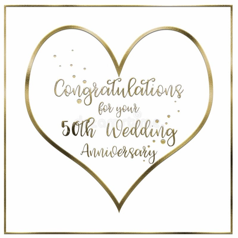 Golden Wedding Anniversary Stock Illustrations 103 288 Golden 