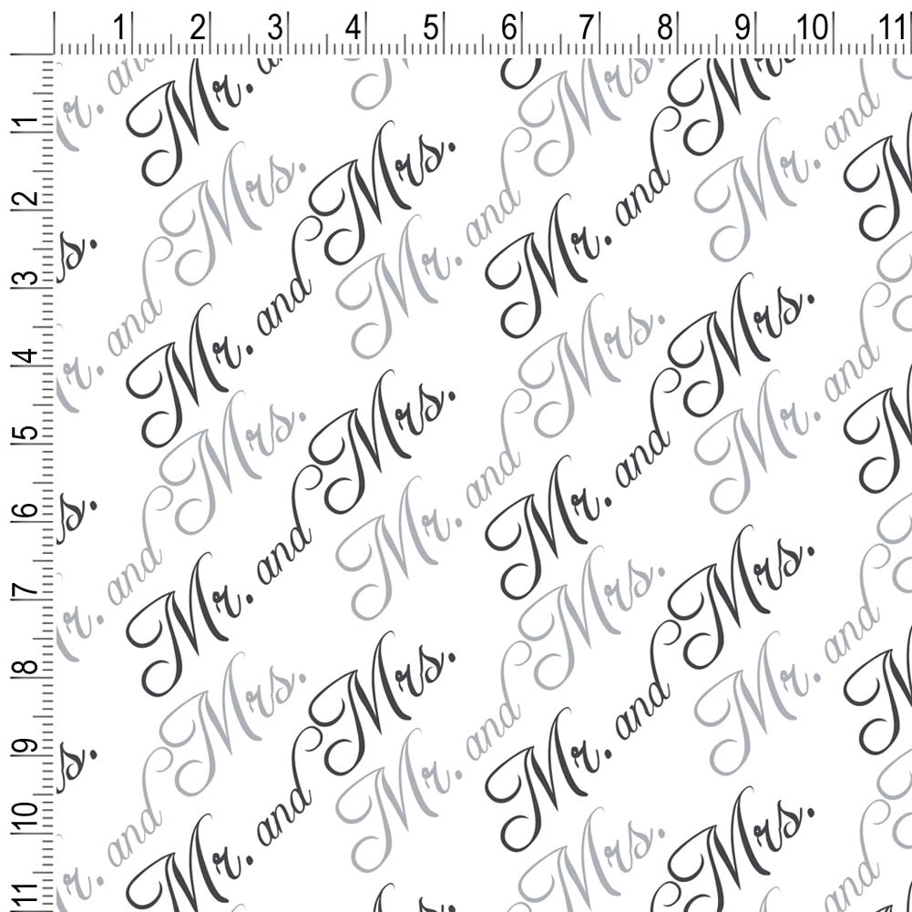 Graphics And More Mr And Mrs Wedding Premium Gift Wrap Black 