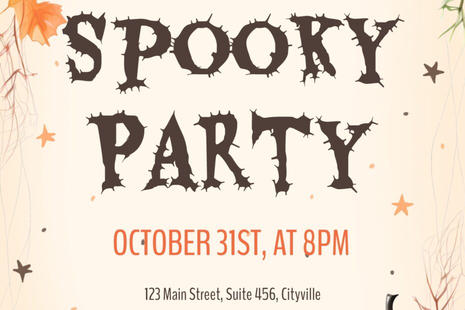 Halloween Party Invite Free Google Docs Template Gdoc io