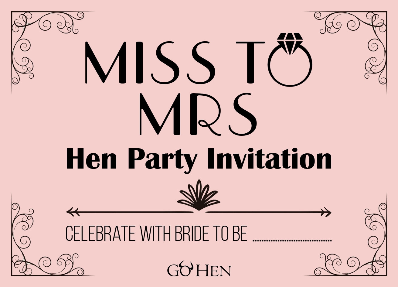 Hen Party Invitations Funky U0026 Retro Hen Invites