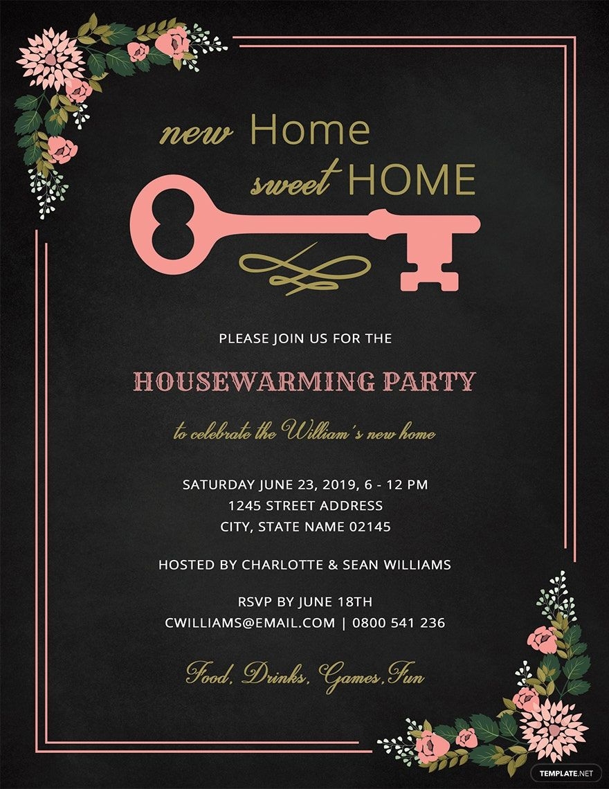 House Warming Invitation Sales
