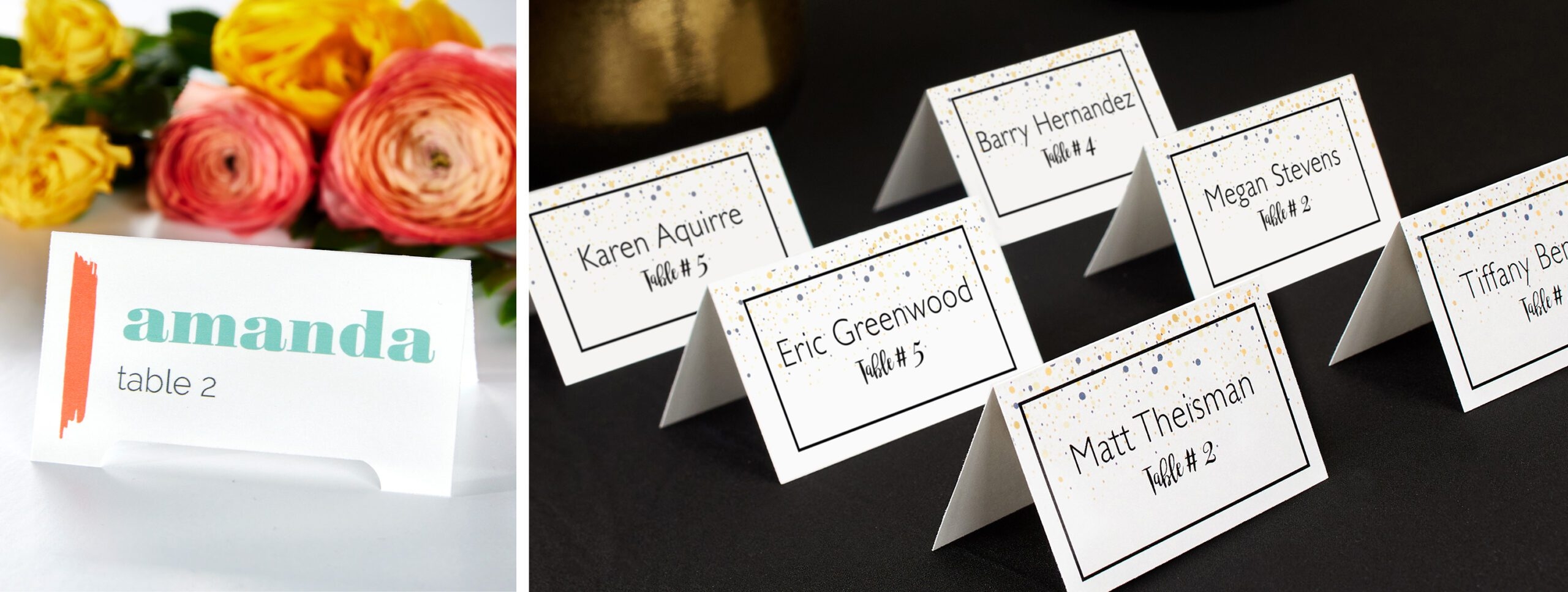 How To Make Wedding Place Cards Tips Ideas U0026 Free Templates