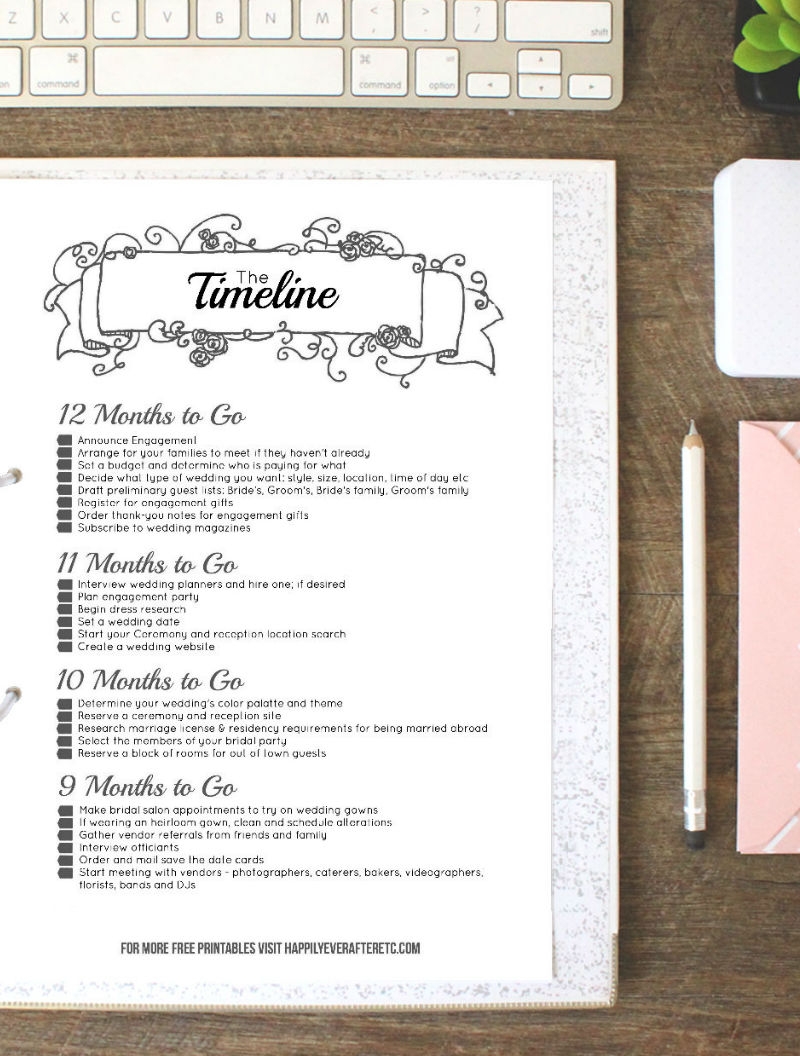 How To Put Together Your Perfect FREE Wedding Binder 42 Free 