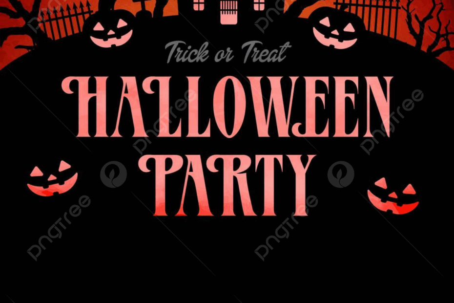 Illustration Of A Halloween Party Invitation Template With Plenty Of Space For Text In Vector Format Vector Template Download On Pngtree