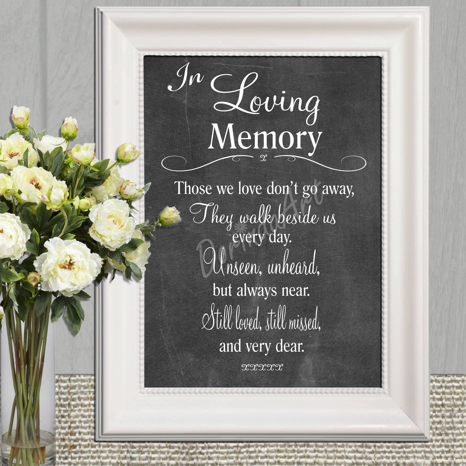 In Loving Memory Wedding Free Printable