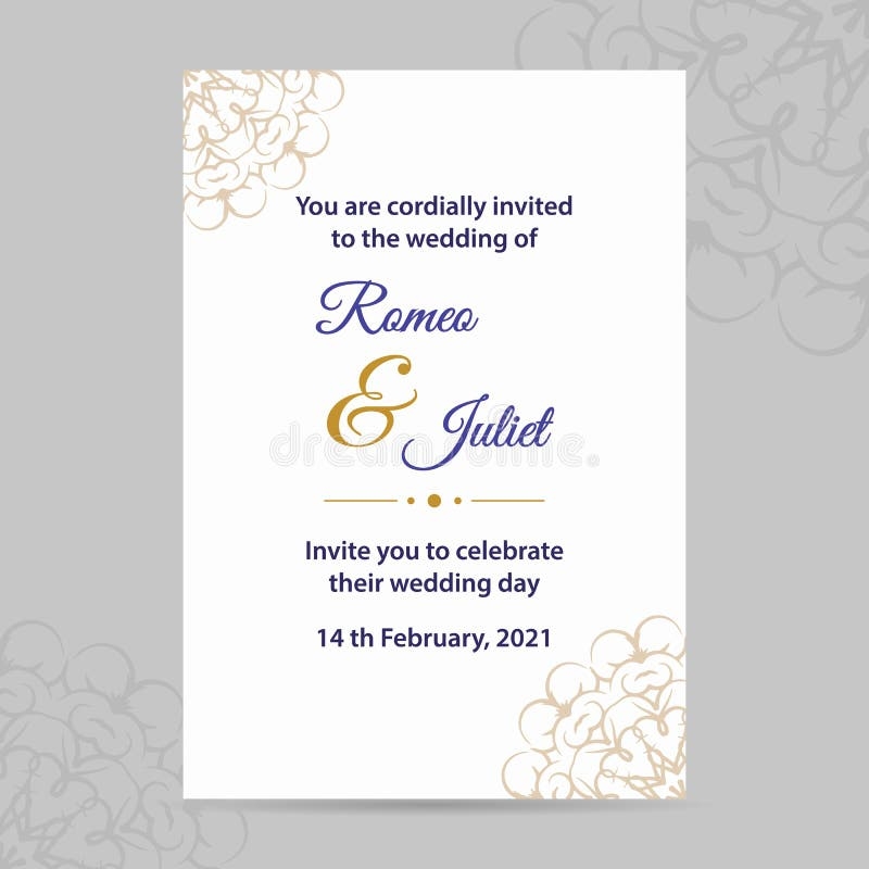Indian Wedding Card Invitation For Web And Print You Are Cordially Invited To The Wedding Stock Vector Illustration Of Motive Arabic 205785799