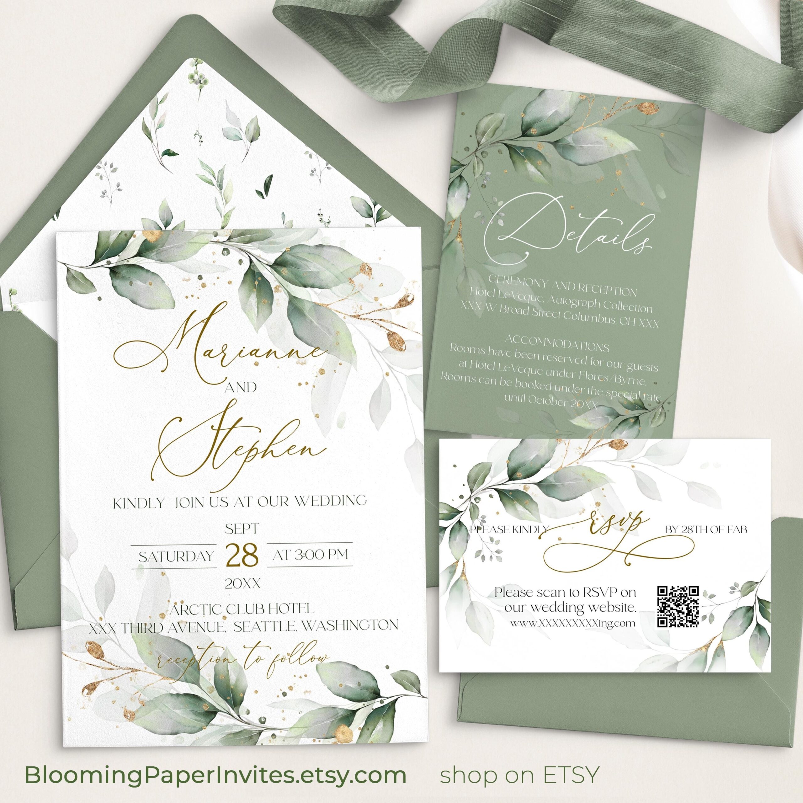 Invitation Template Etsy Australia