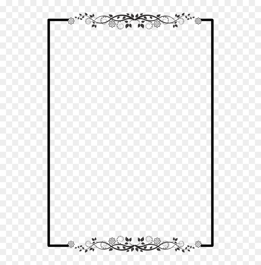 Invitation Wedding Borders Free Page Borders Borders Word HD Png Download Vhv