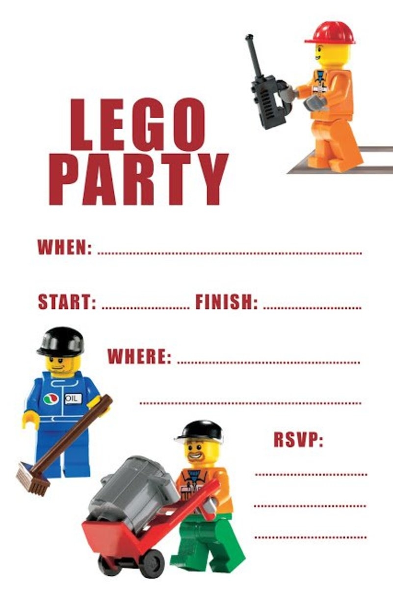 Lego Birthday Party Ideas U0026 Free Printables HubPages