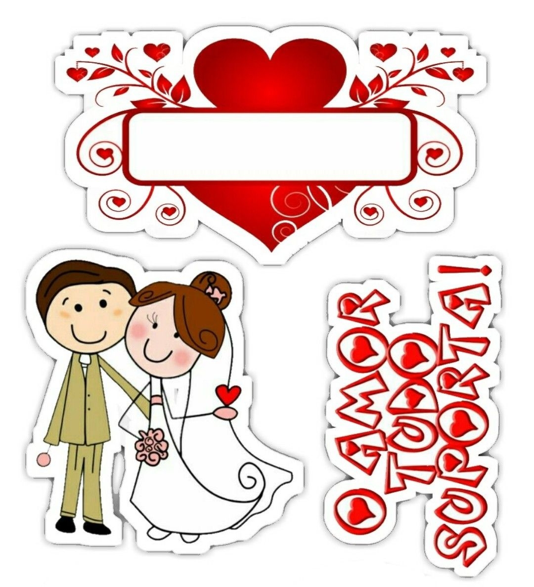 Love Supports Everything Free Printable Cake Toppers Oh My Fiesta Wedding 