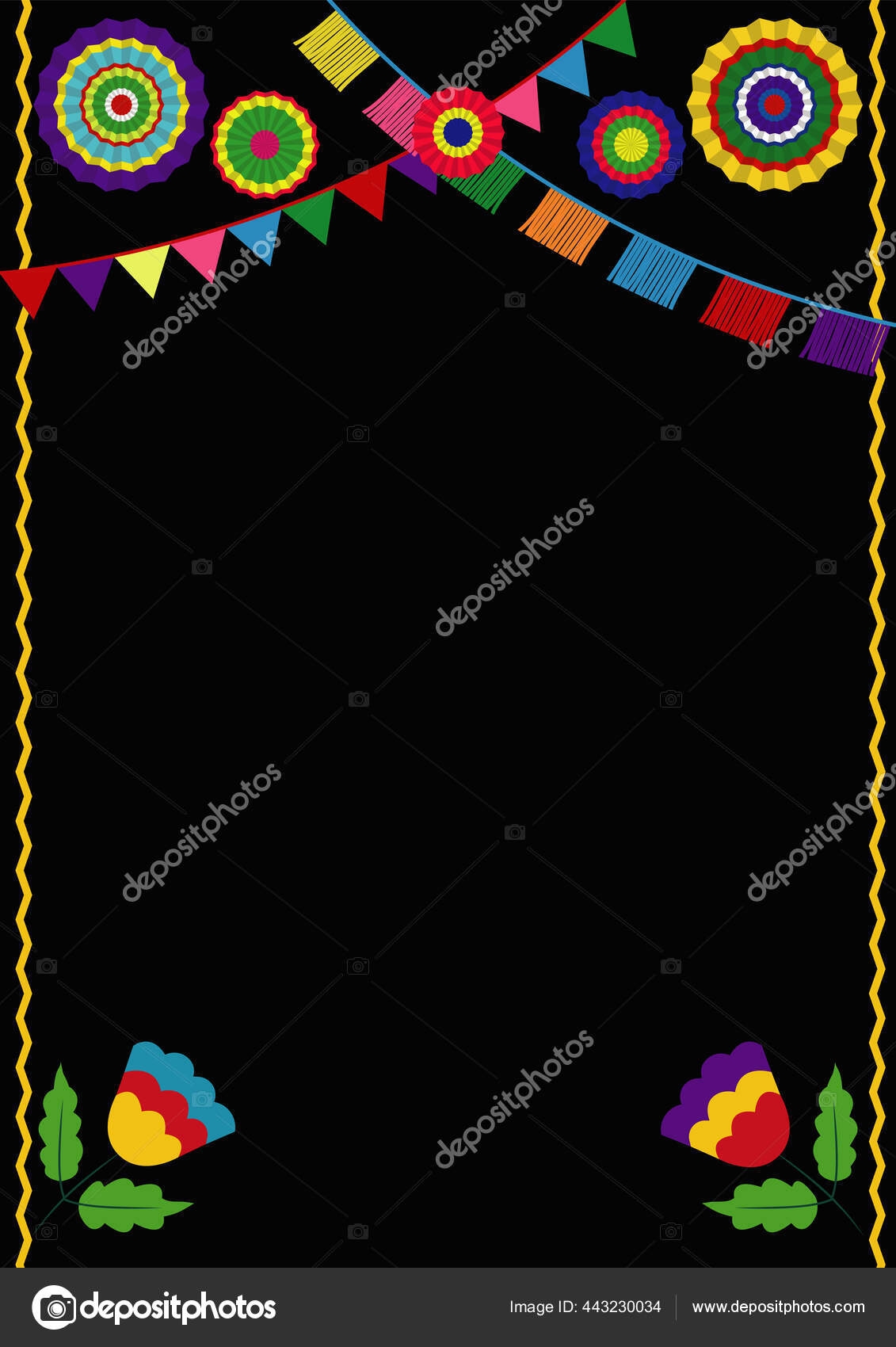 Mexican Fiesta Invitation Mexican Party Card Design Template 