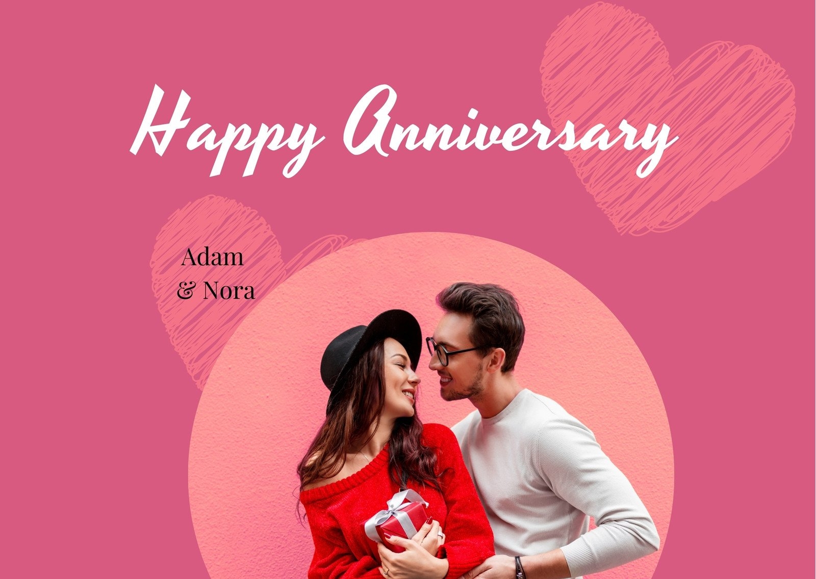 Page 10 Free Printable Customizable Anniversary Card Templates Canva