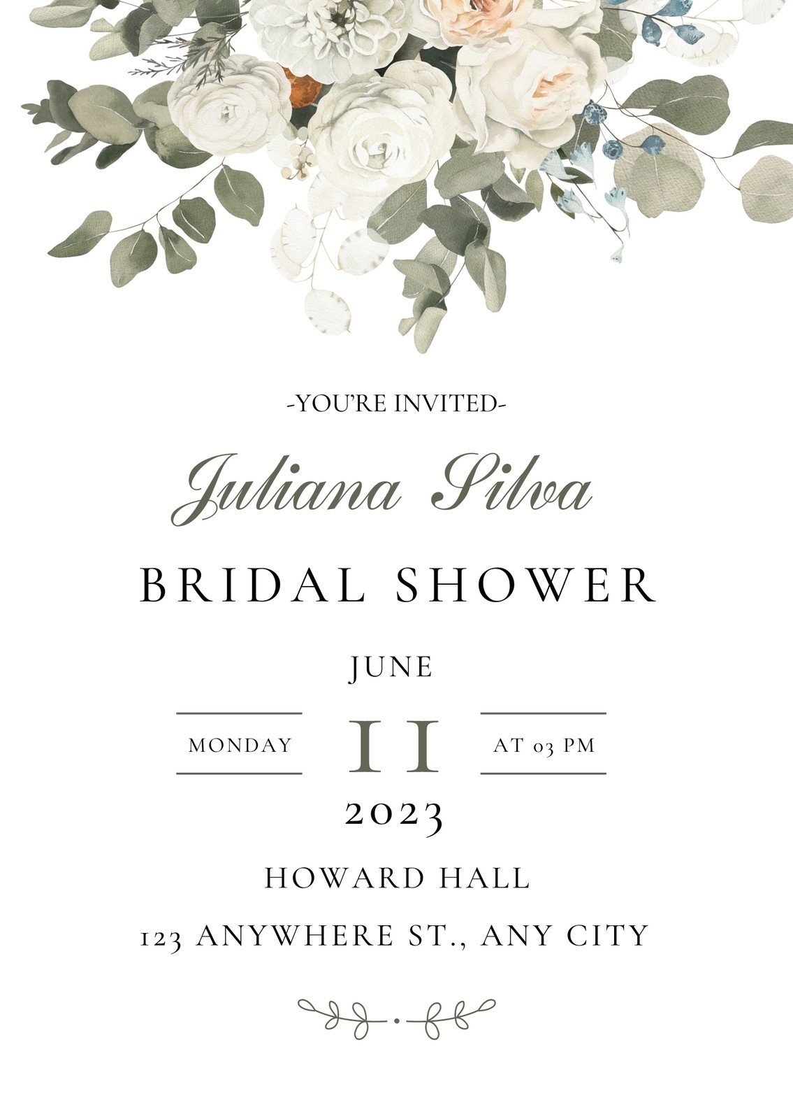 Page 2 Free Custom Printable Bridal Shower Invitation Templates Canva