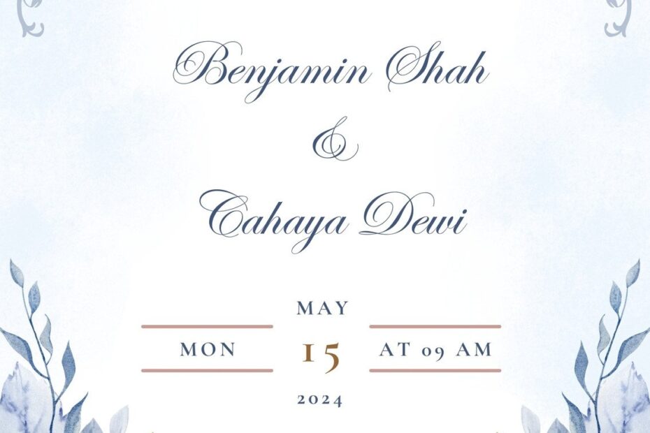 Page 2 Free Printable Modern Wedding Invitation Templates Canva