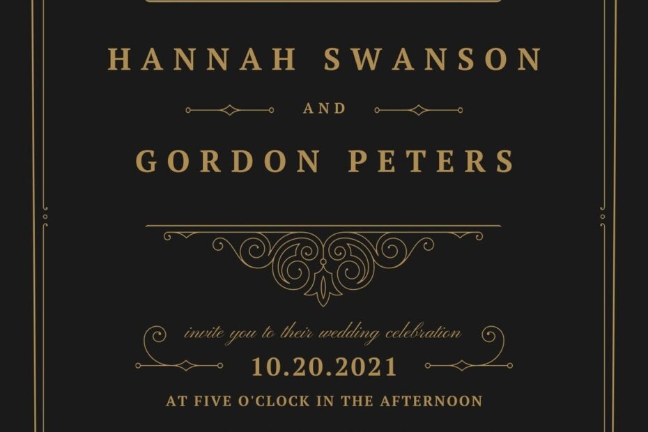 Page 3 Free Printable Custom Formal Invitation Templates Canva