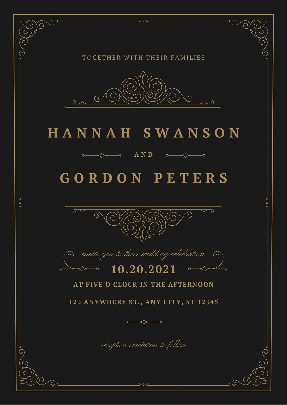 Page 3 Free Printable Custom Formal Invitation Templates Canva