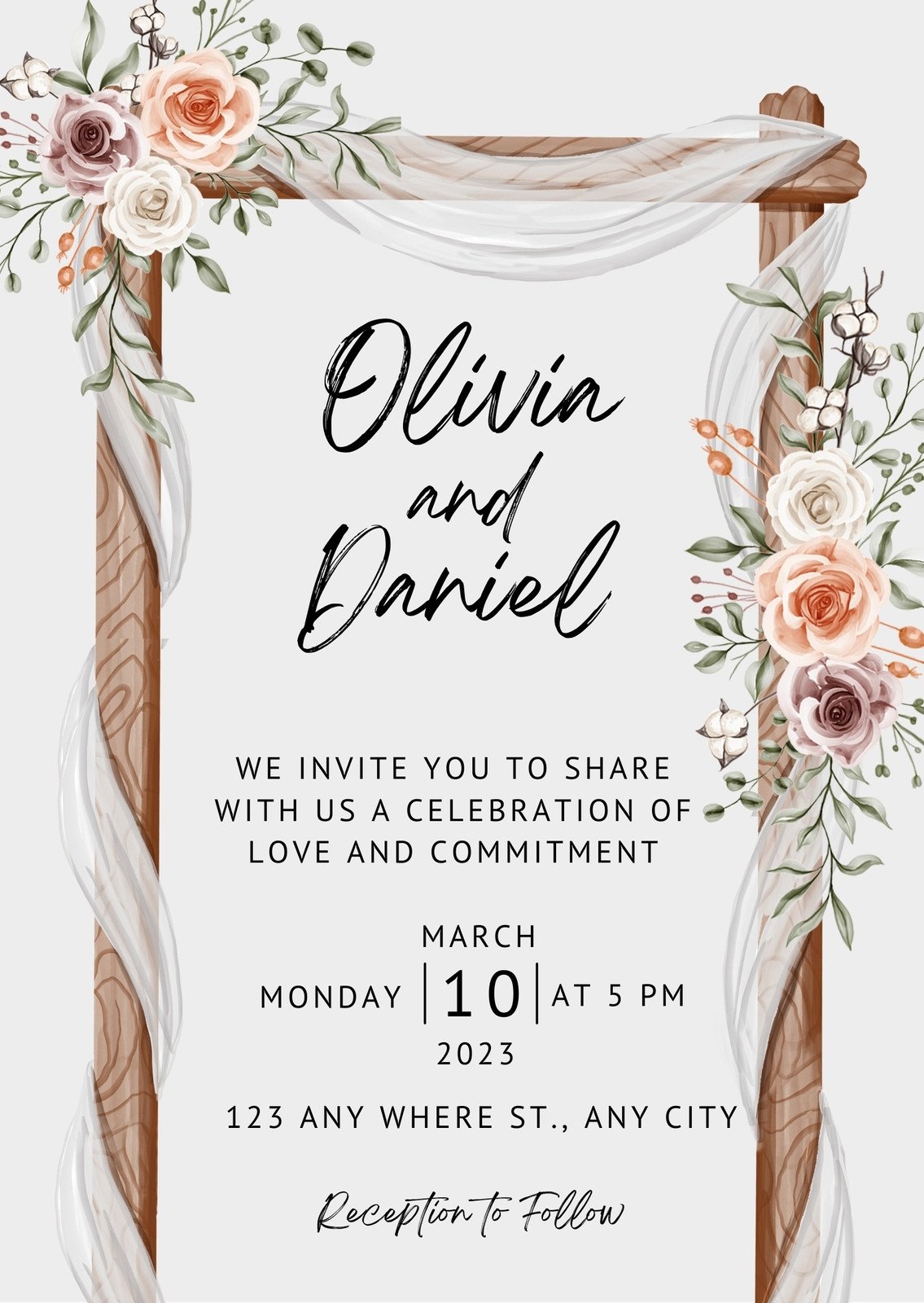 Page 4 Wedding Invitation Templates To Customize For Free Canva