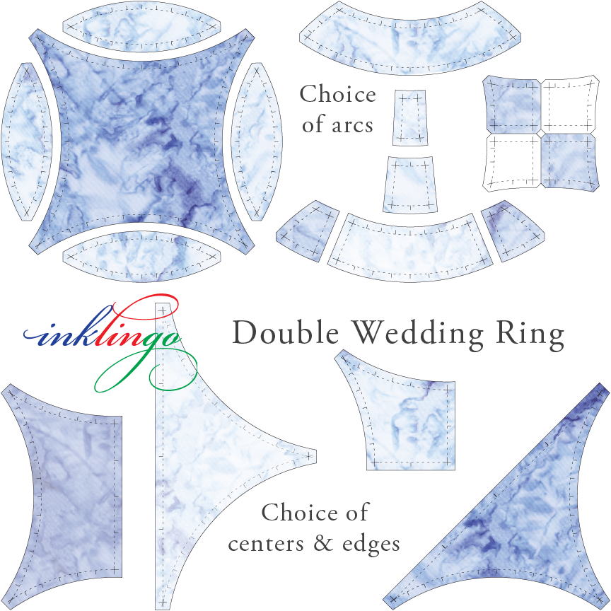 Paper Piecing Free Printable Double Wedding Ring Quilt Pattern Printables